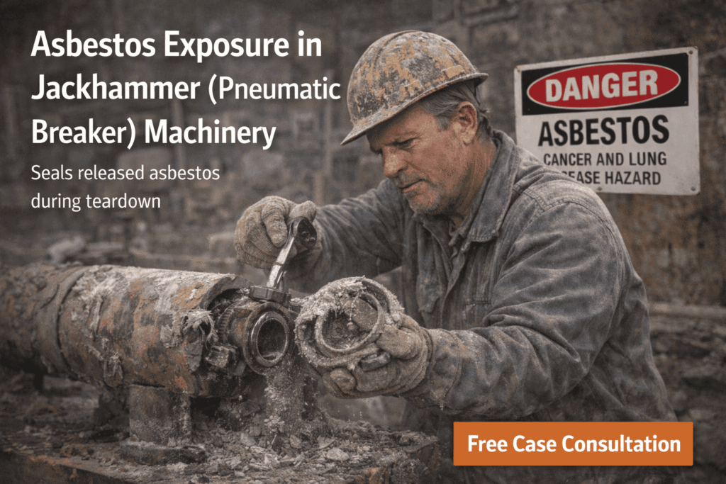 Jackhammer (Pneumatic Breaker) Machinery Mesothelioma Lawsuit - Mesothelioma Help Center
