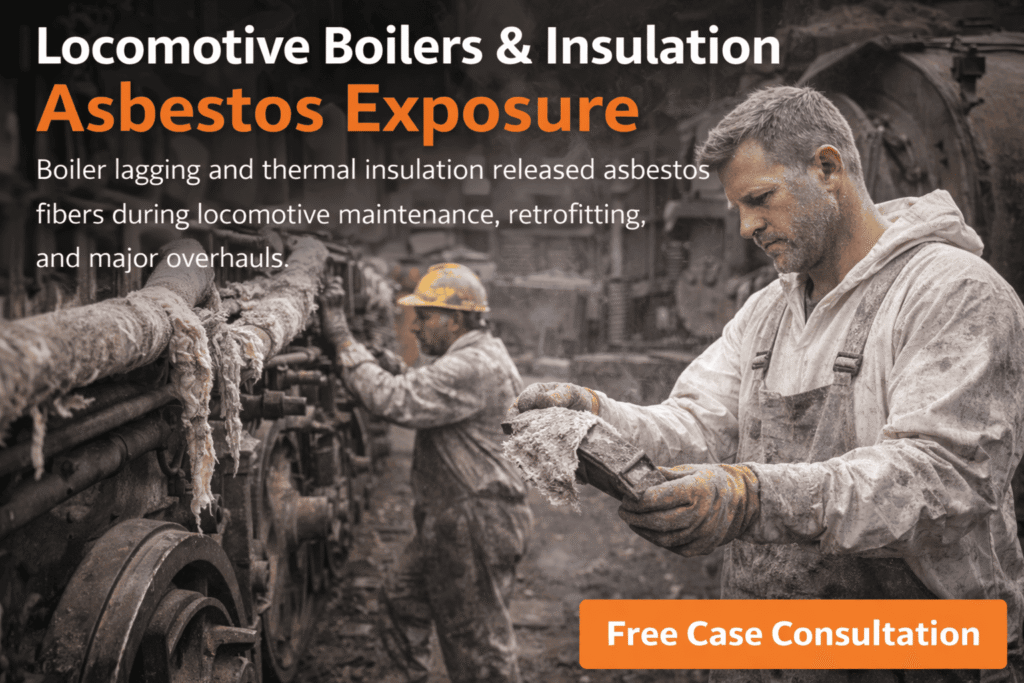 Locomotive Boilers & Insulation Asbestos Exposure - Mesotheliomahelp.center