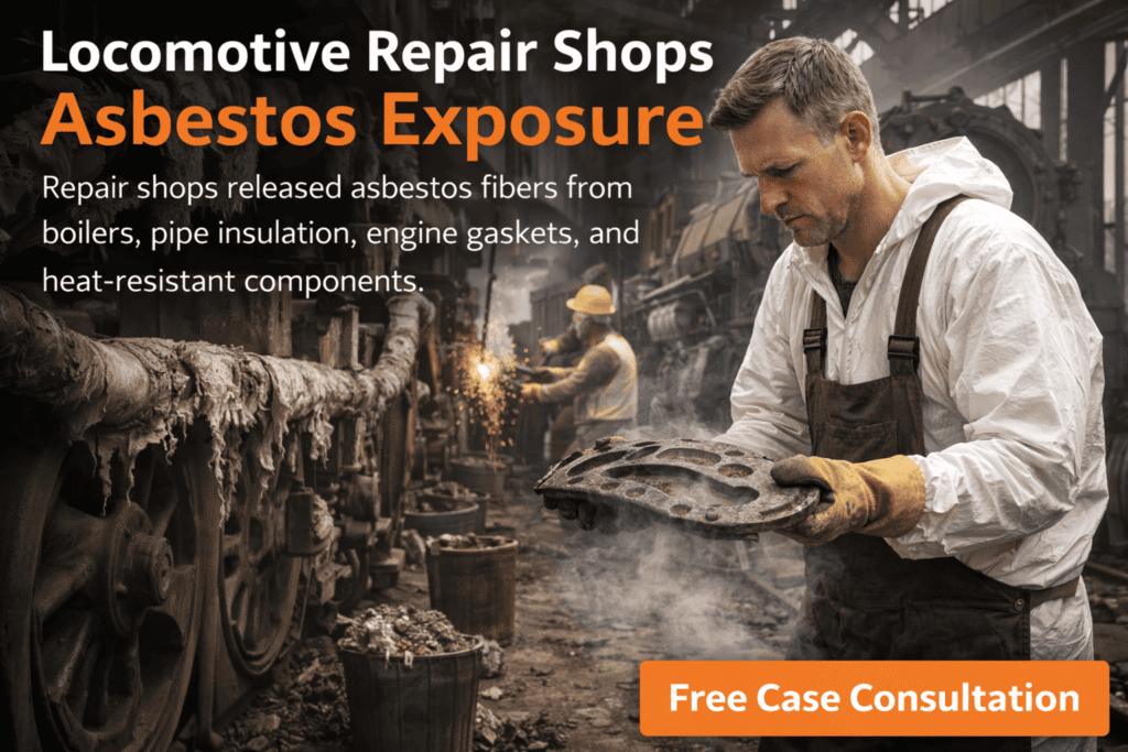 Locomotive Repair Shops Asbestos Exposure - Mesotheliomahelp.center