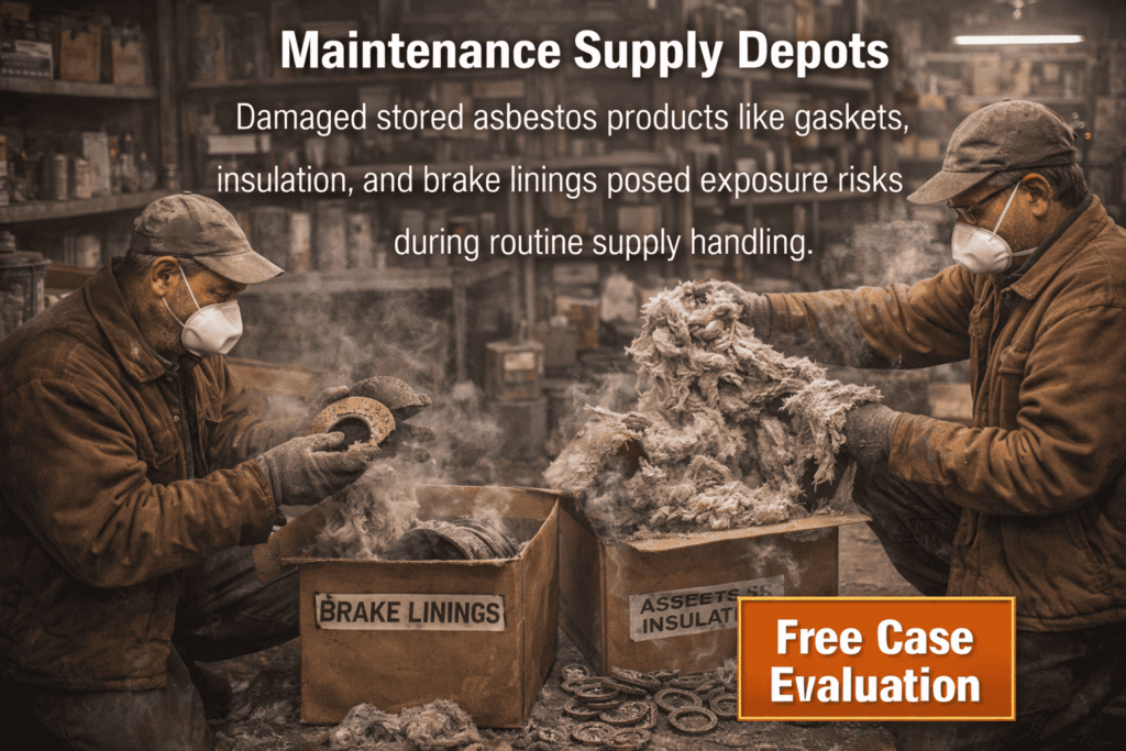 Maintenance Supply Depots Asbestos Exposure - Mesotheliomahelp.center