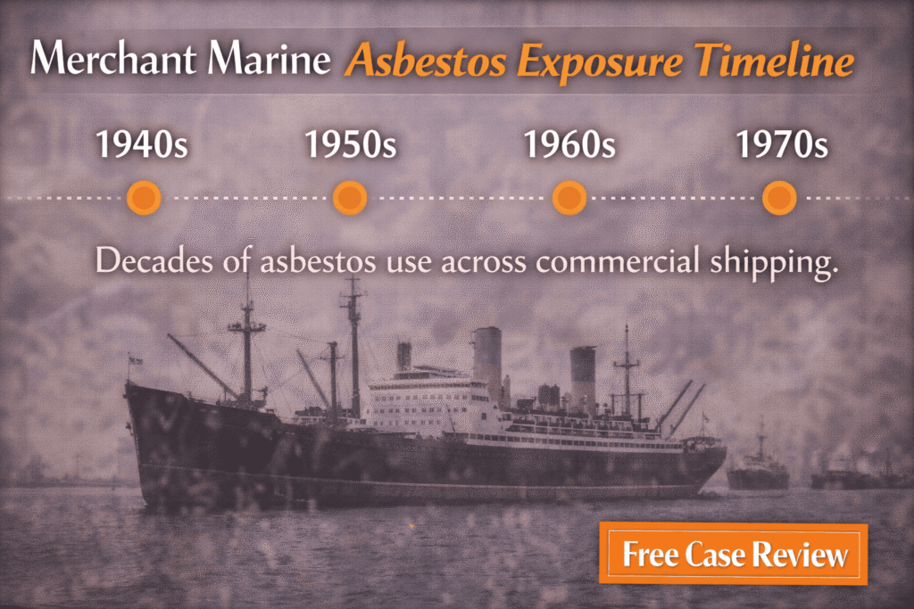 Merchant Marine Asbestos Exposure Timeline - mesotheliomahelp.center