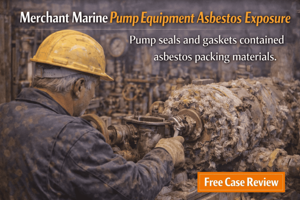 Merchant Marine Pump Equipment Asbestos Exposure - Mesotheliomahelp.center