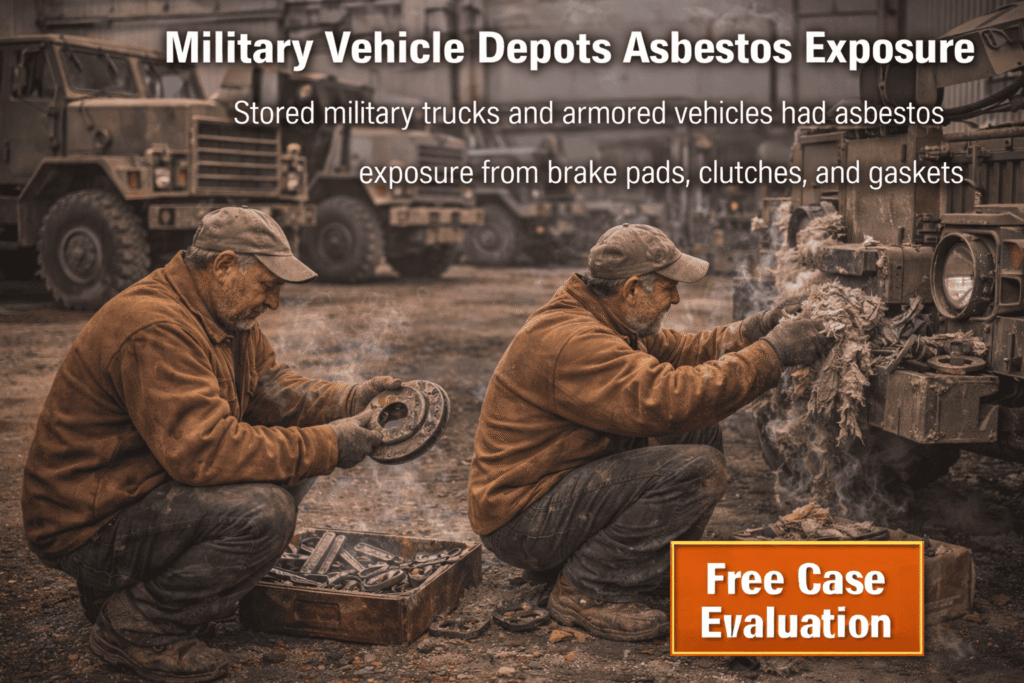 Military Vehicle Depots Asbestos Exposure - Mesotheliomahelp.center