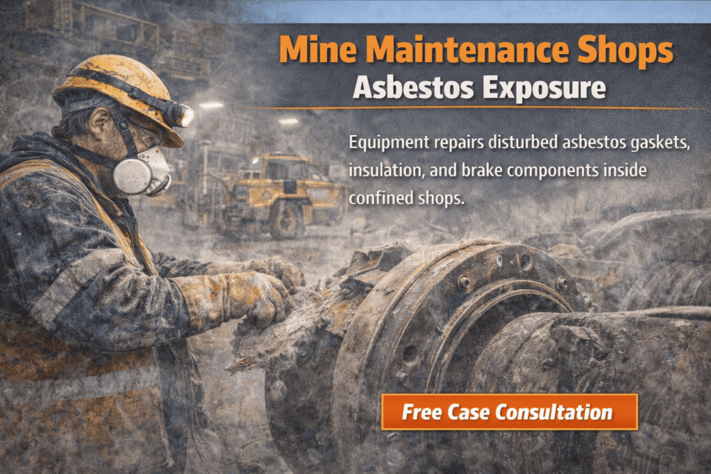 Mine Maintenance Shops Asbestos Exposure - Mesotheliomahelp.center