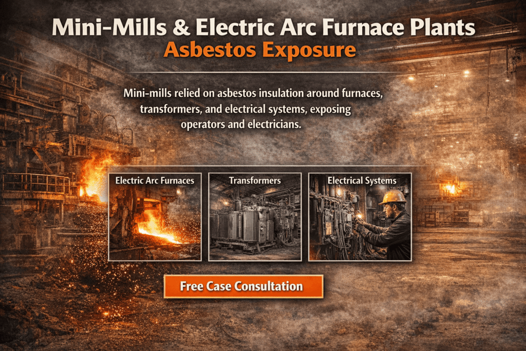 Mini-Mills & Electric Arc Furnace Plants Asbestos Exposure - Mesotheliomahelp.center