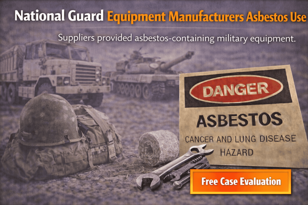 National Guard Equipment Manufacturers Asbestos Use - Mesotheliomahelp.center