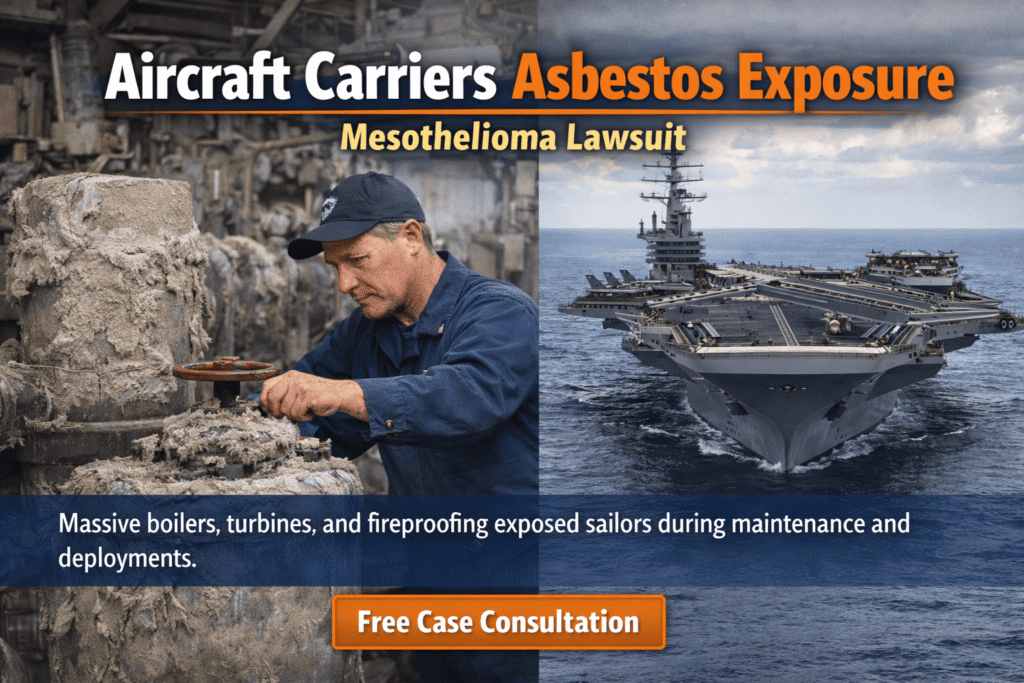 Navy Aircraft Carriers Asbestos Exposure - Mesotheliomahelp.center