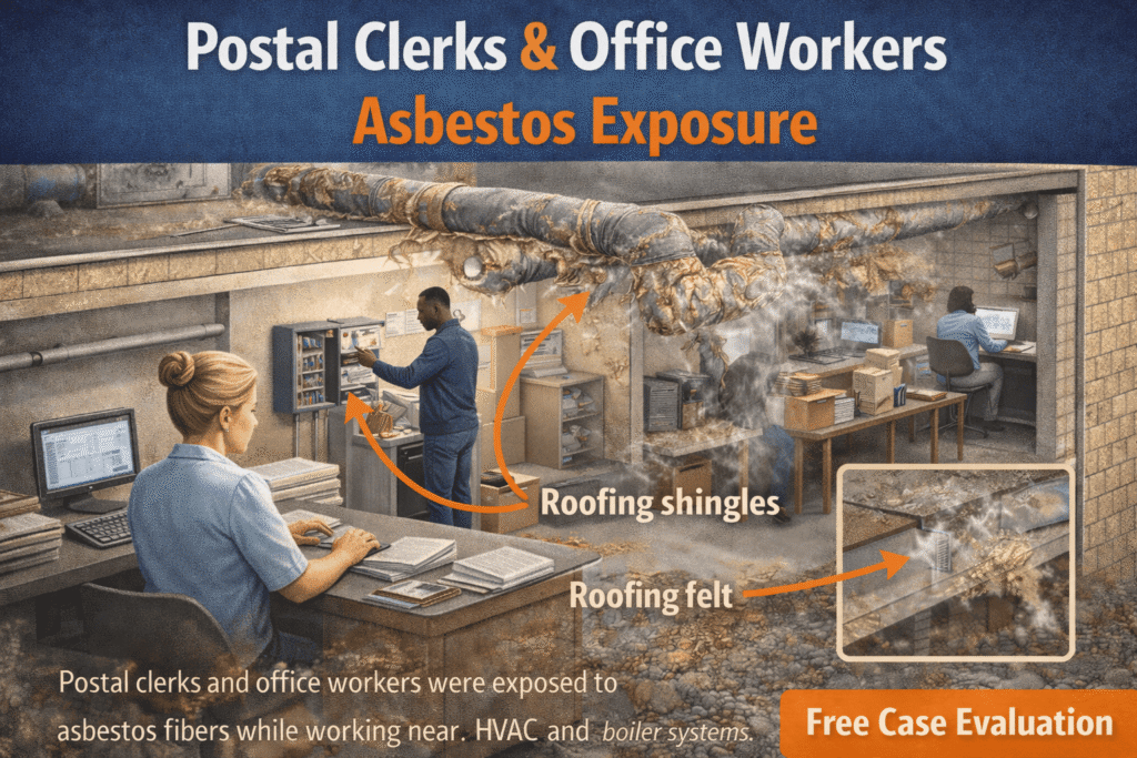 Postal Clerks & Office Workers Asbestos Exposure - Mesotheliomahelp.center