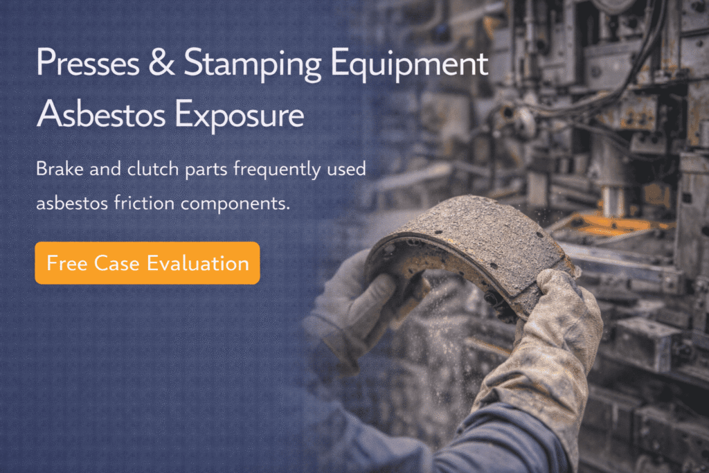 Presses & Stamping Equipment Asbestos Exposure - Mesotheliomahelp.center