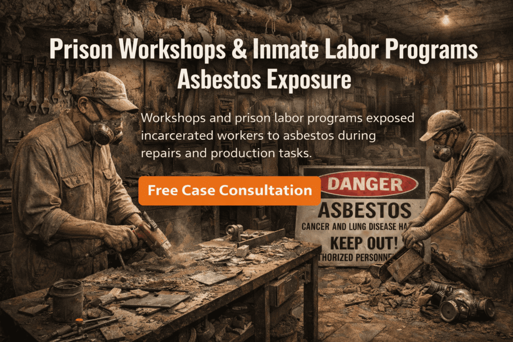 Prison Workshops & Inmate Labor Programs Asbestos Exposure - Mesotheliomahelp.center