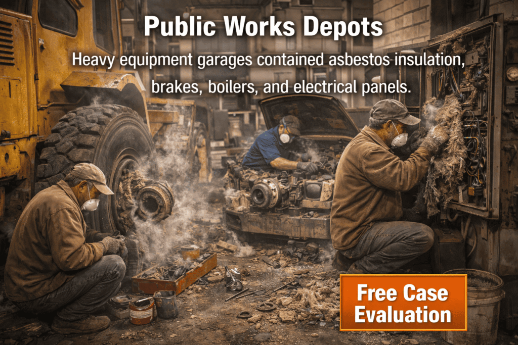 Public Works Depots Asbestos Exposure - mesotheliomahelp.center