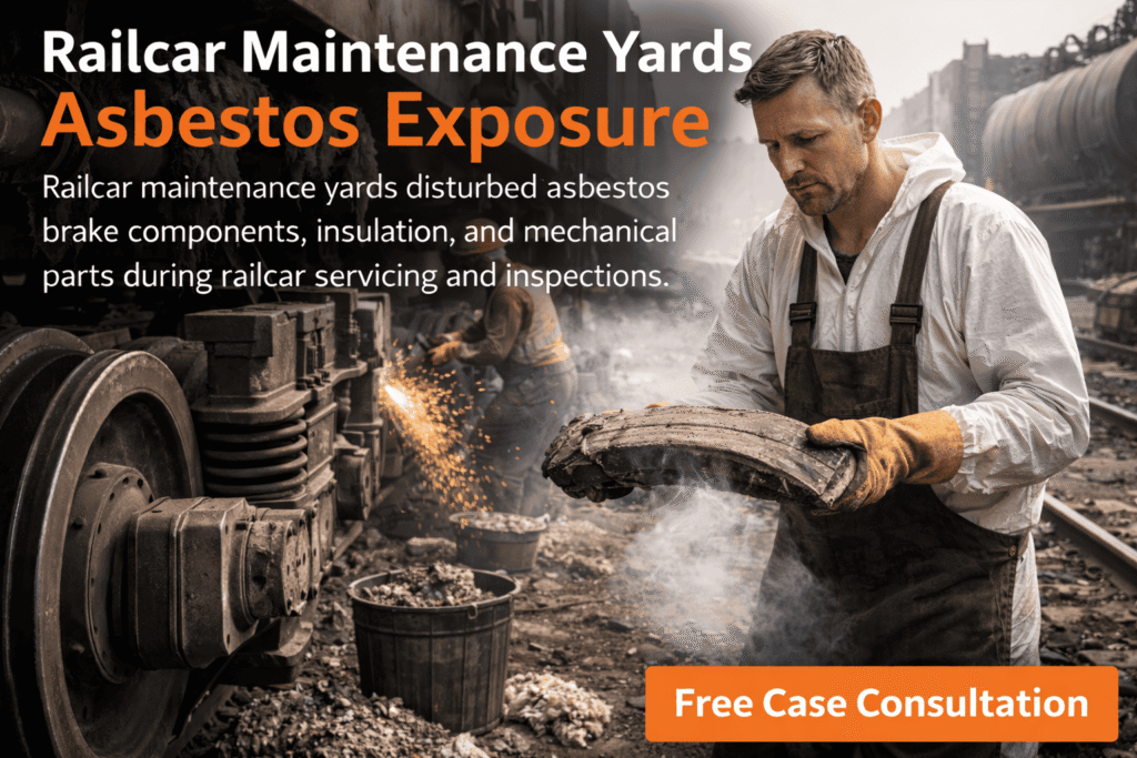 Railcar Maintenance Yards Asbestos Exposure - mesotheliomahelp.center