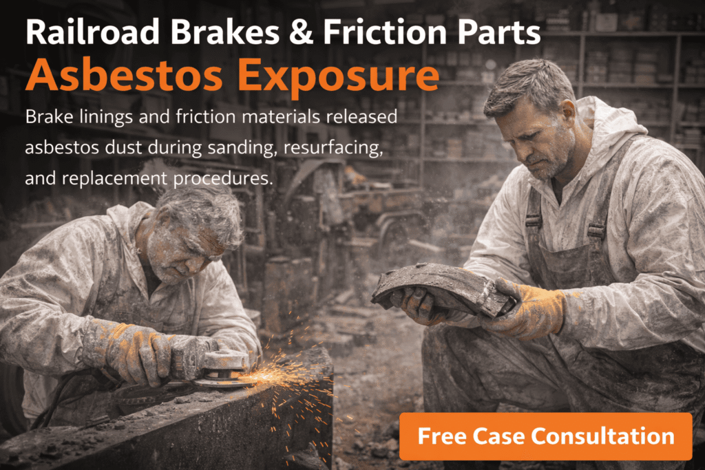 Railroad Brakes & Friction Parts Asbestos Exposure - mesotheliomahelp.center