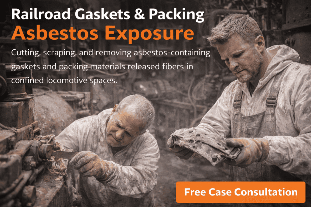Railroad Gaskets & Packing Asbestos Exposure - Mesotheliomahelp.center