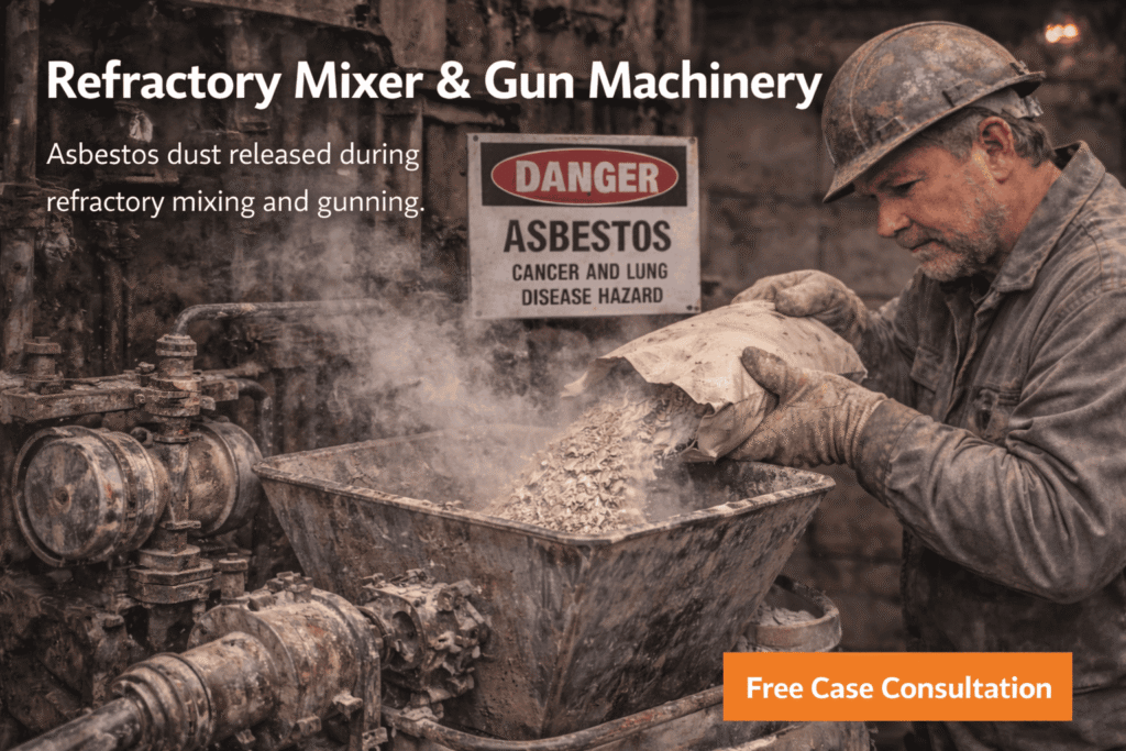 Refractory Mixer & Gun Machinery Asbestos Exposure - Mesothelioma Help Center