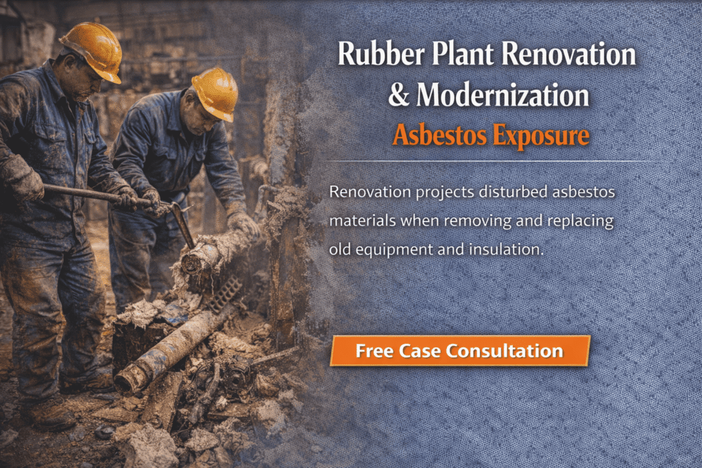 Rubber Plant Renovation & Modernization Asbestos Exposure - Mesotheliomahelp.center