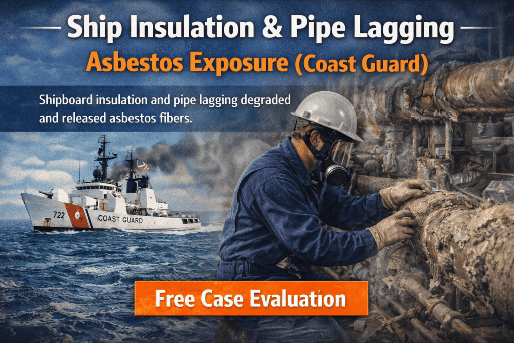 Ship Insulation & Pipe Lagging Asbestos Exposure (Coast Guard) - Mesotheliomahelp.center