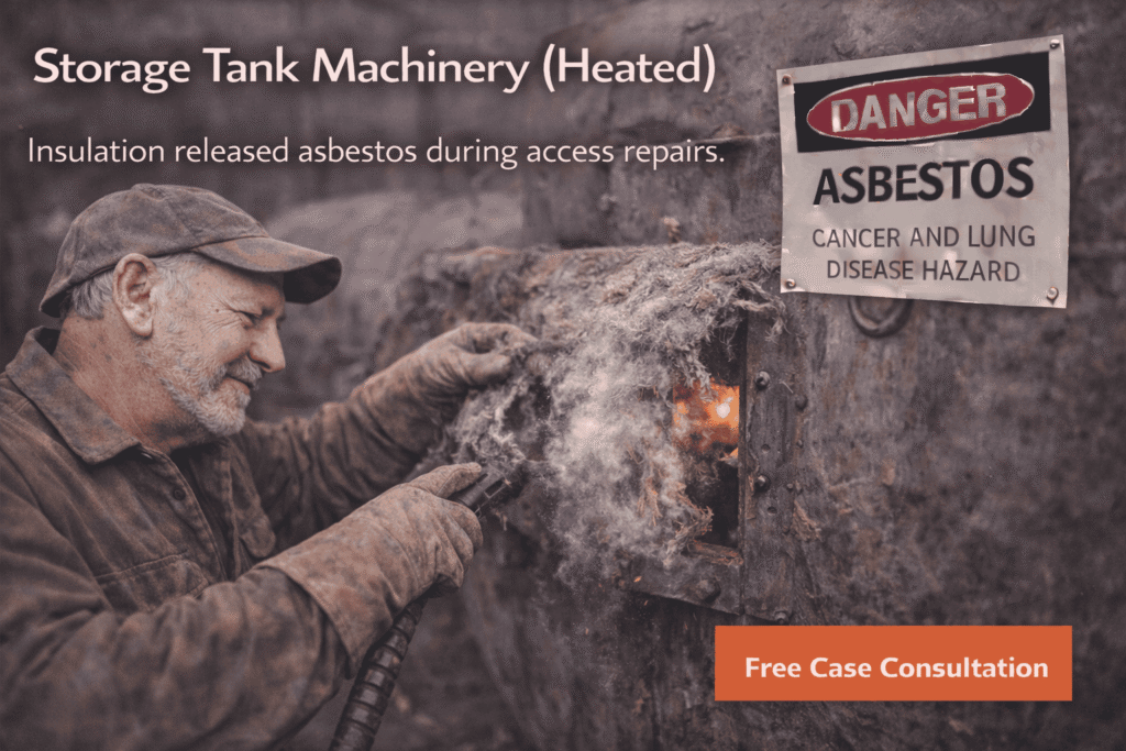 Storage Tank Machinery (Heated) Mesothelioma Lawsuit - Mesothelioma Help Center