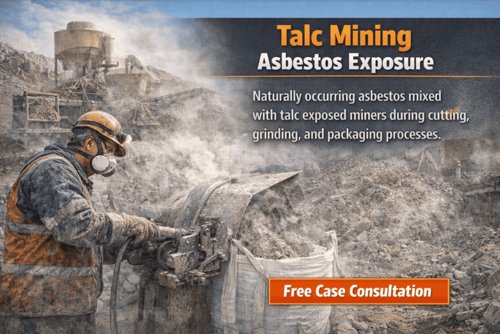 Talc Mining Asbestos Exposure - Mesotheliomahelp.center