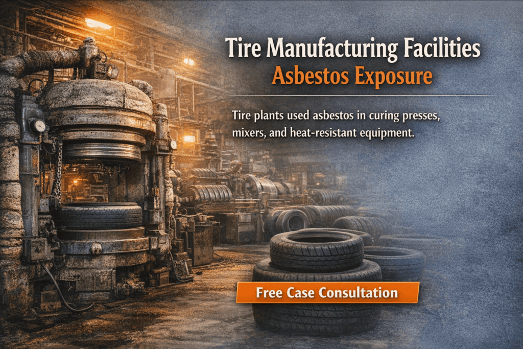 Tire Manufacturing Facilities Asbestos Exposure - Mesotheliomahelp.center