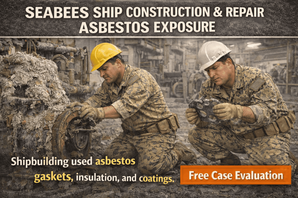 U.S. Seabees Construction Sites Asbestos Exposure - Mesotheliomahelp.center