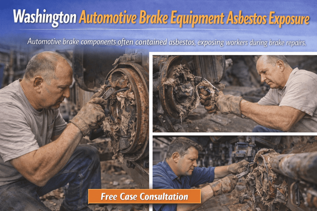 Washington Automotive Brake Equipment Asbestos Exposure - mesotheliomahelp.center