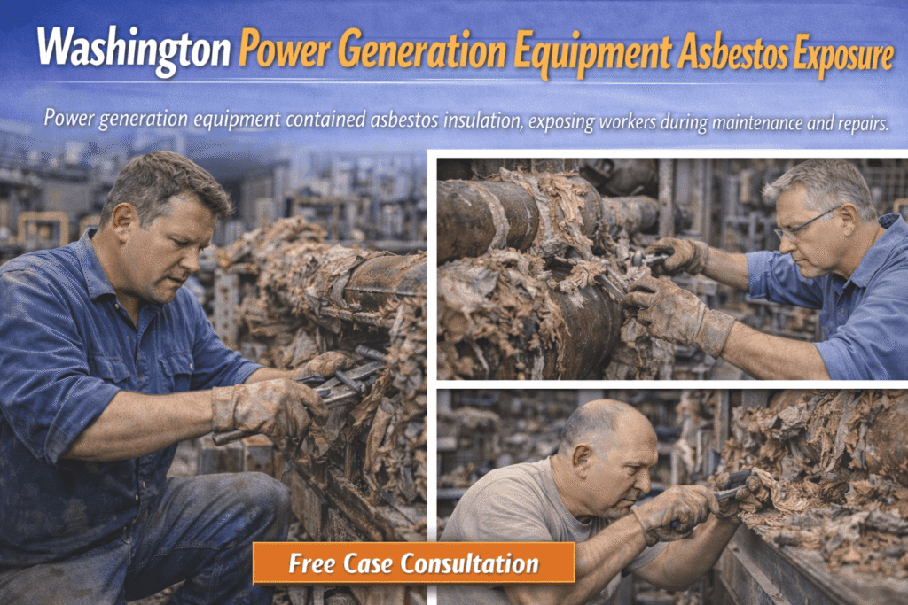 Washington Power Generation Equipment Asbestos Exposure - Mesotheliomahelp.center