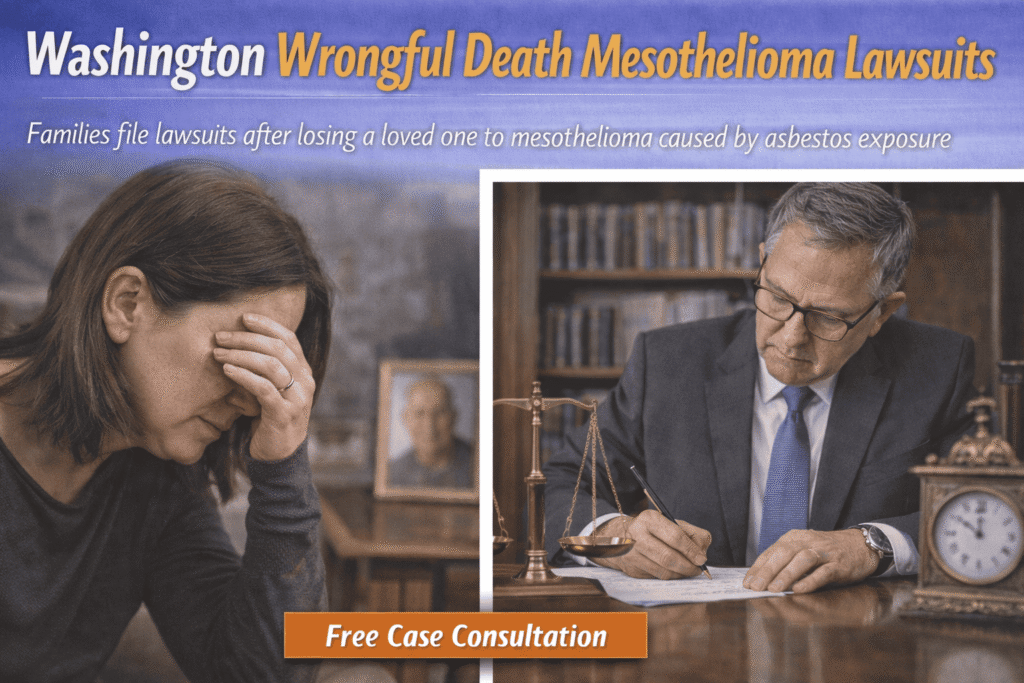 Washington Wrongful Death Mesothelioma Lawsuits - Mesotheliomahelp.center