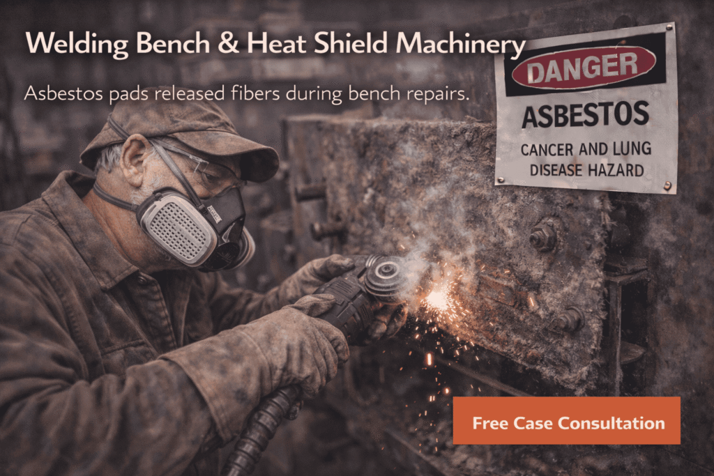 Welding Bench & Heat Shield Machinery Mesothelioma Lawsuit - Mesothelioma Help Center