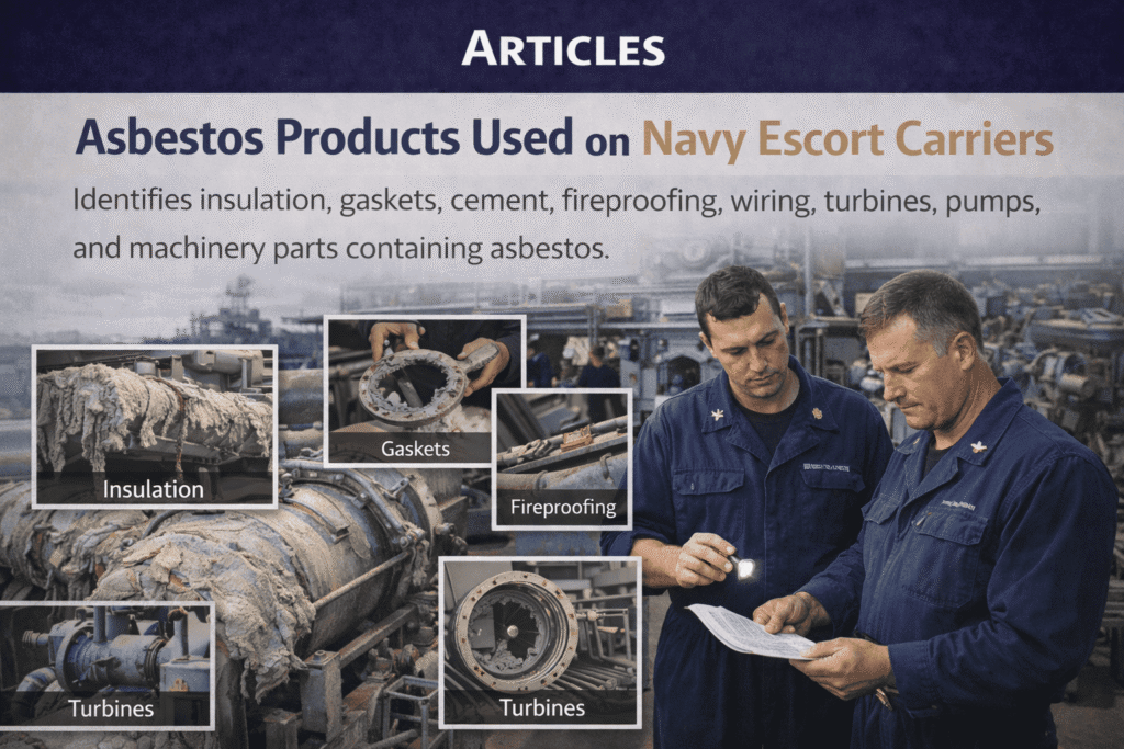 Asbestos Products Used on Navy Escort Carriers - Mesotheliomahelp.center