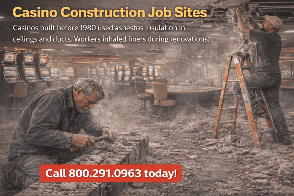 Casino Construction Job Sites Mesothelioma Lawsuit - Mesotheliomahelp.center