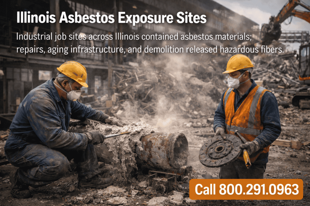Illinois Asbestos Exposure Sites Lawsuit - Mesotheliomahelp.center