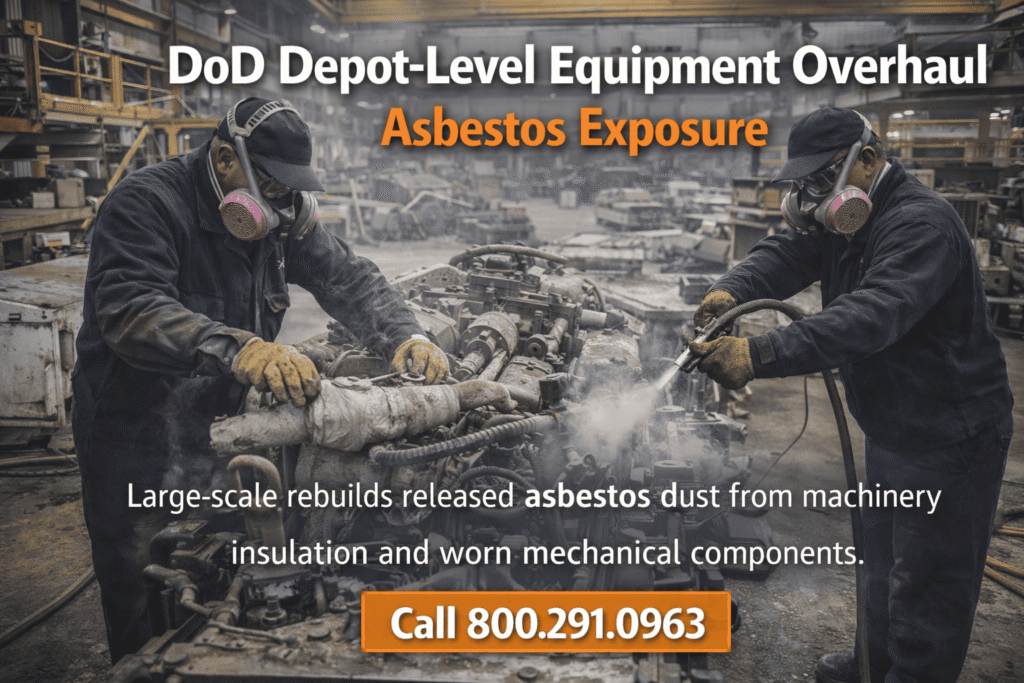 DoD Depot-Level Equipment Overhaul Asbestos Exposure - Mesotheliomahelp.center