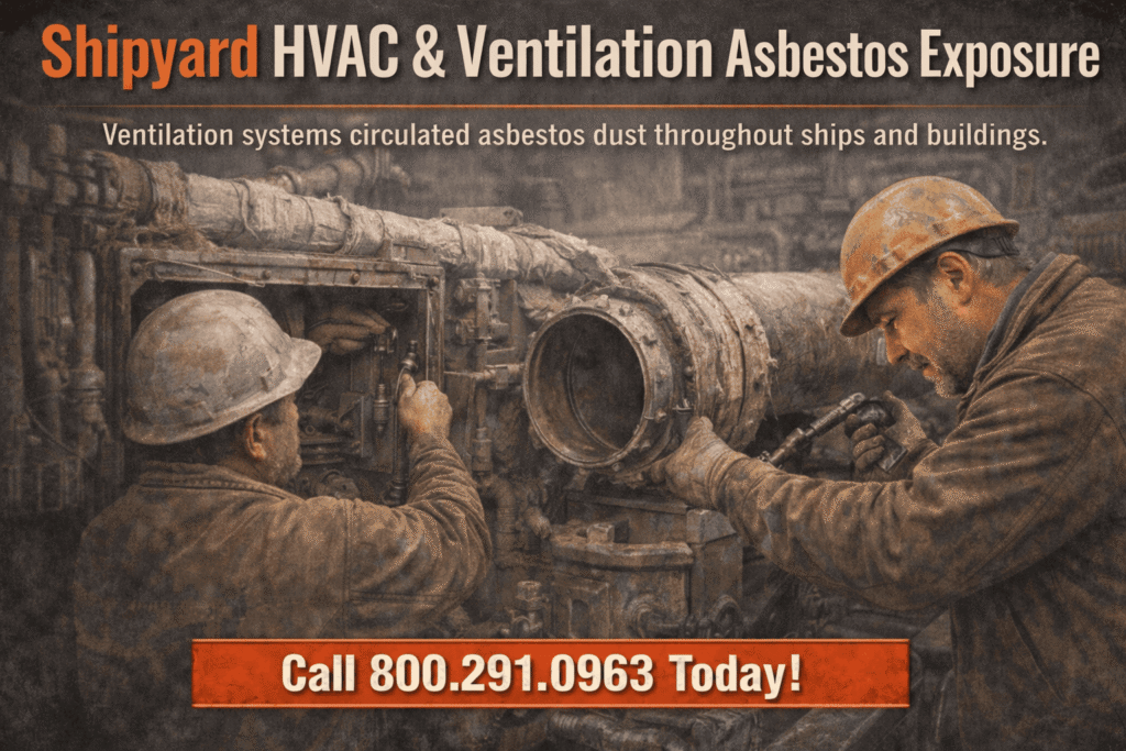 Shipyard HVAC & Ventilation Asbestos Exposure