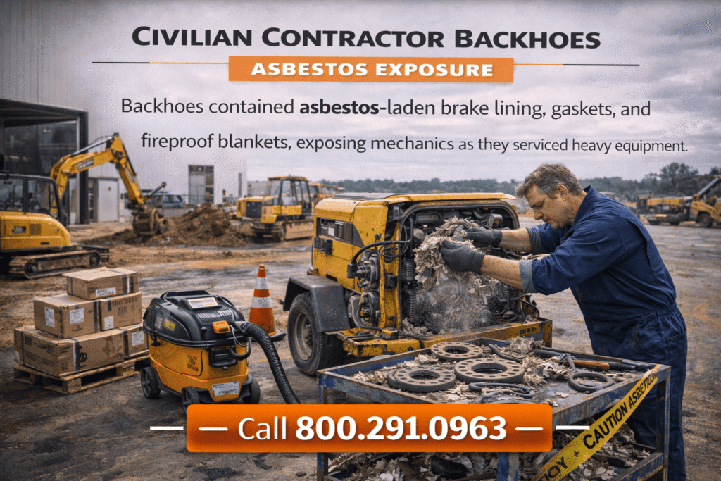 Civilian Contractor Backhoes – Asbestos Exposure - Mesotheliomahelp.center
