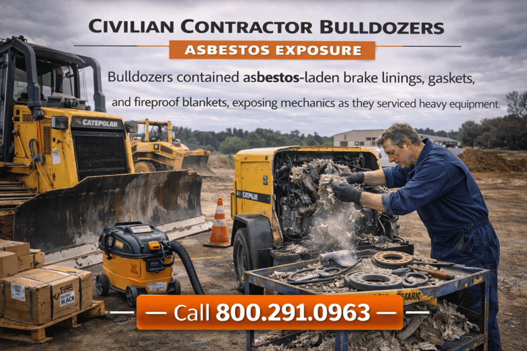 Civilian Contractor Bulldozer Asbestos Exposure Lawsuit - Mesotheliomahelp.center