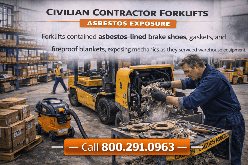 Civilian Contractor Forklifts – Asbestos Exposure - Mesotheliomahelp.center