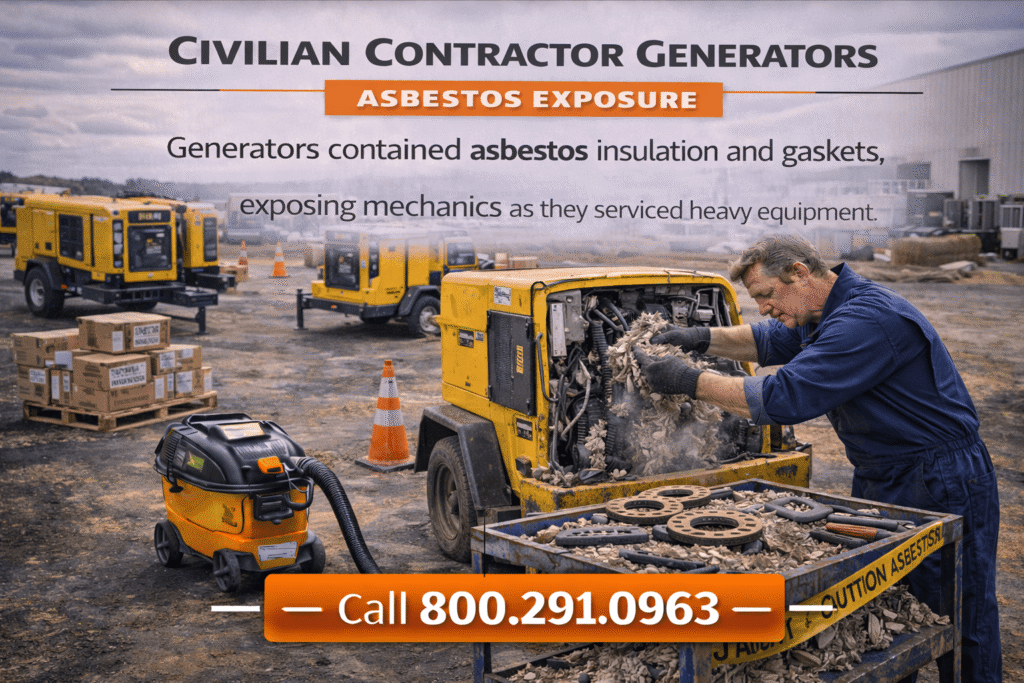Civilian Contractor Mobile Generators – Asbestos Exposure Lawsuit - Mesotheliomahelp.center