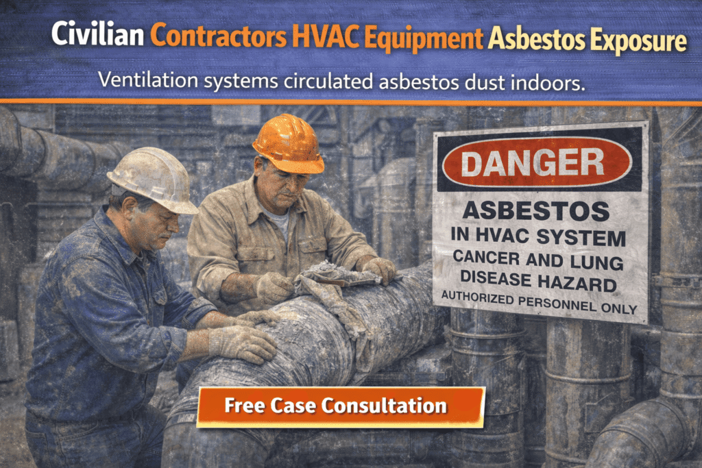 Civilian Contractors HVAC Equipment Asbestos Exposure - Mesotheliomahelp.center