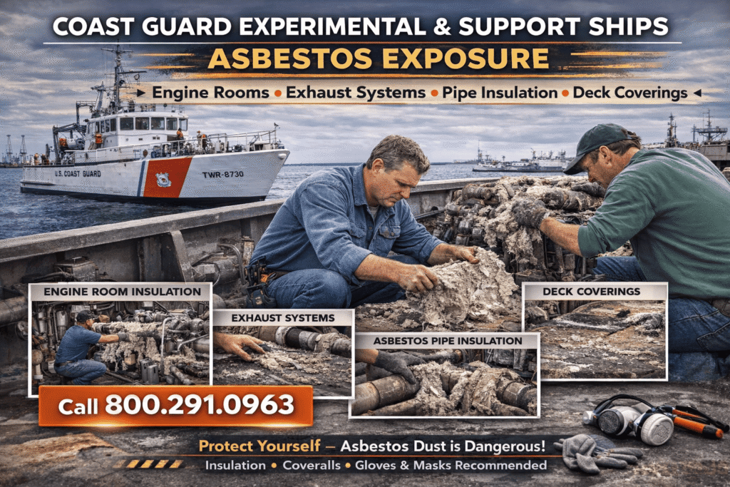 Coast Guard Experimental & Support Ships Asbestos Exposure - Mesotheliomahelp.center