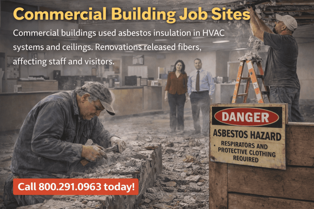 Commercial Buildings Asbestos Exposure Job Sites - Mesotheliomahelp.center