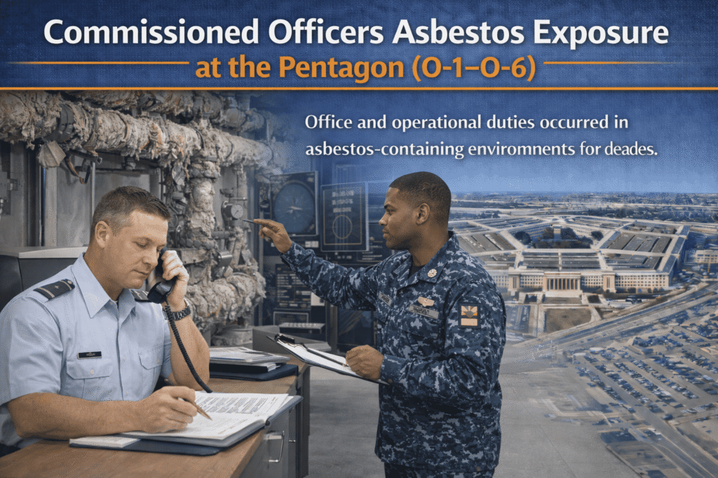 Commissioned Officers Asbestos Exposure at the Pentagon (O-1–O-6) - mesotheliomahelp.center