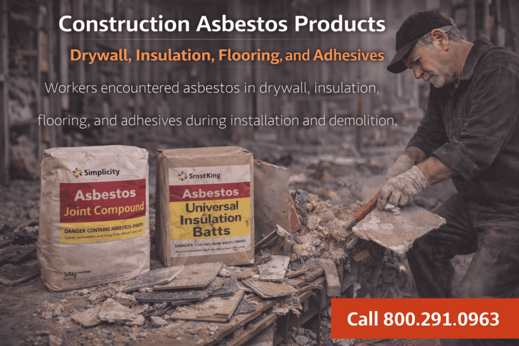 Construction Asbestos Products Mesothelioma Lawsuits - Mesotheliomahelp.center