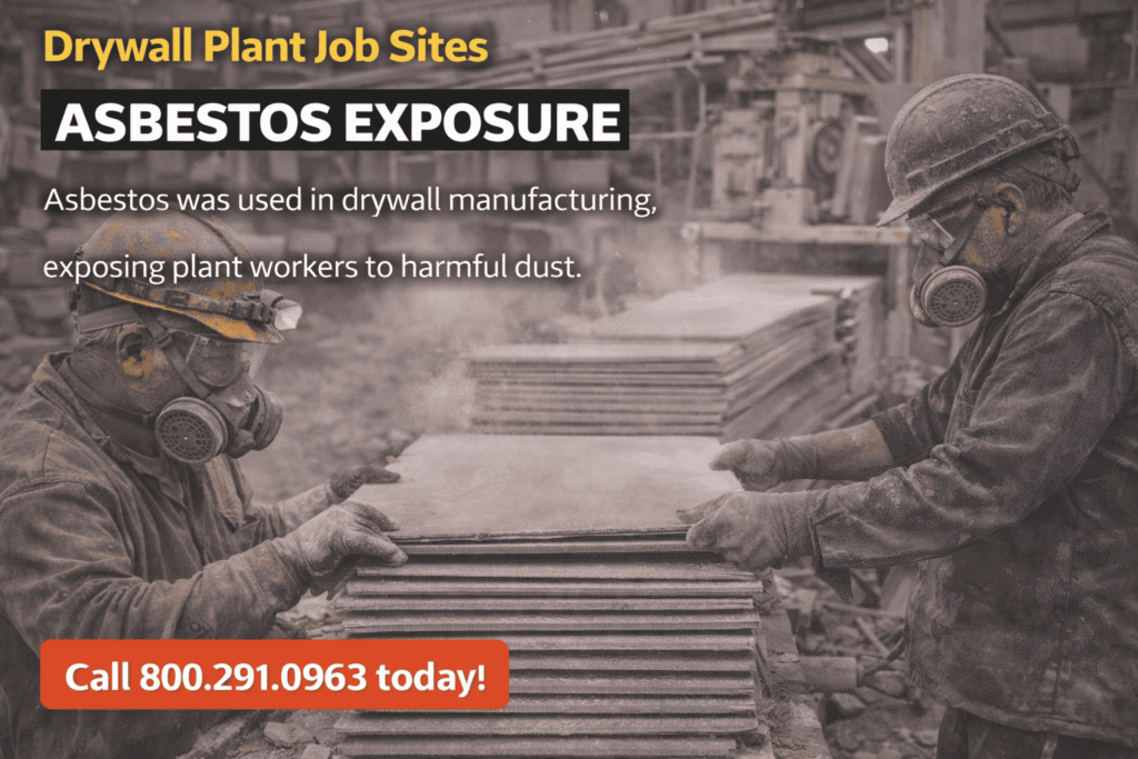Drywall Plant Job Sites Asbestos Exposure - Mesotheliomahelp.center