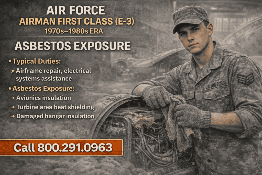 E-3 - Airman First Class (A1C) Asbestos Exposure - Mesotheliomahelp.center