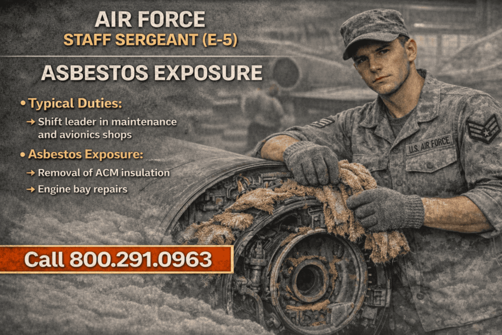 E-5 — Staff Sergeant (SSgt) Asbestos Exposure - Mesotheliomahelp.center