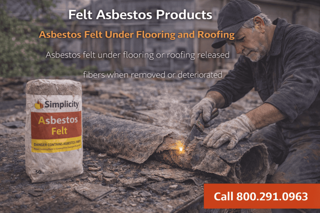 Felt Asbestos Products Mesothelioma Lawsuits - Mesotheliomahelp.center