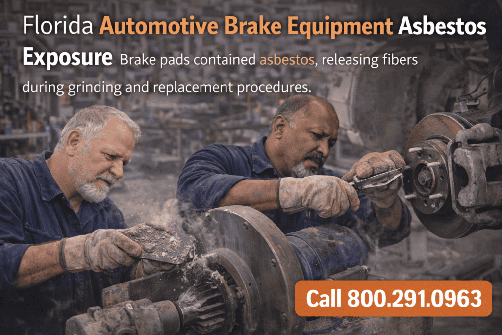 Florida Automotive Brake Equipment Asbestos Exposure - Mesotheliomahelp.center