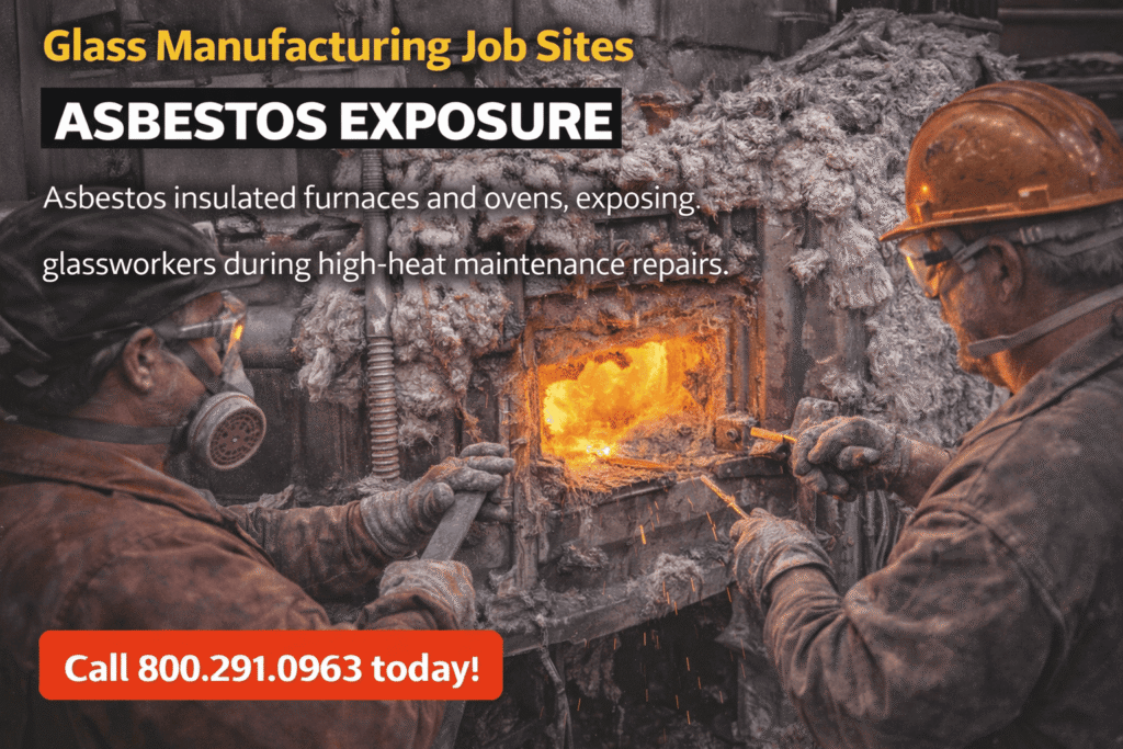 Glass Manufacturing Job Sites Asbestos Exposure - Mesotheliomahelp.center