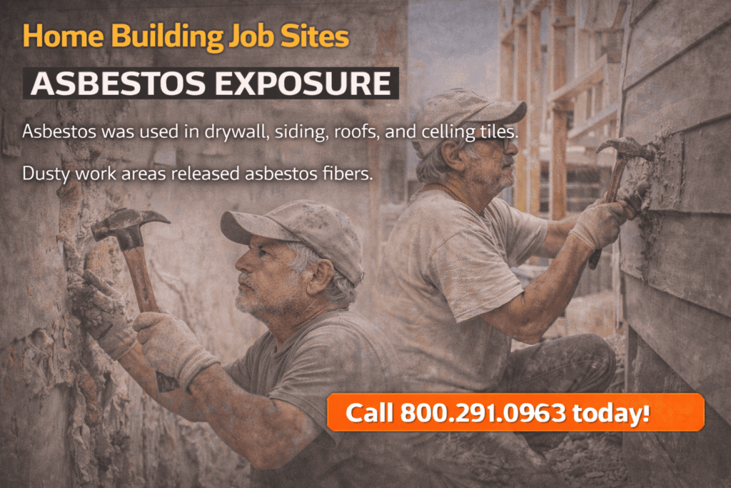 Home Building Job Sites Asbestos Exposure - Mesotheliomahelp.center